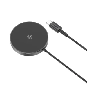 Foneng W03 Mini Magnetic Wireless Charger with Stand (15W & with 1M Cable)