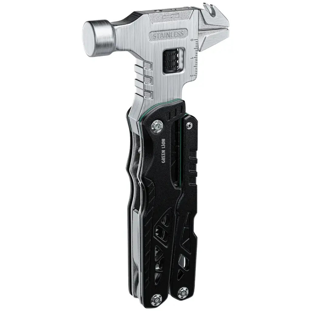 Green Lion 18-In-1 Multi-Tool Hammer - Black - Image 1