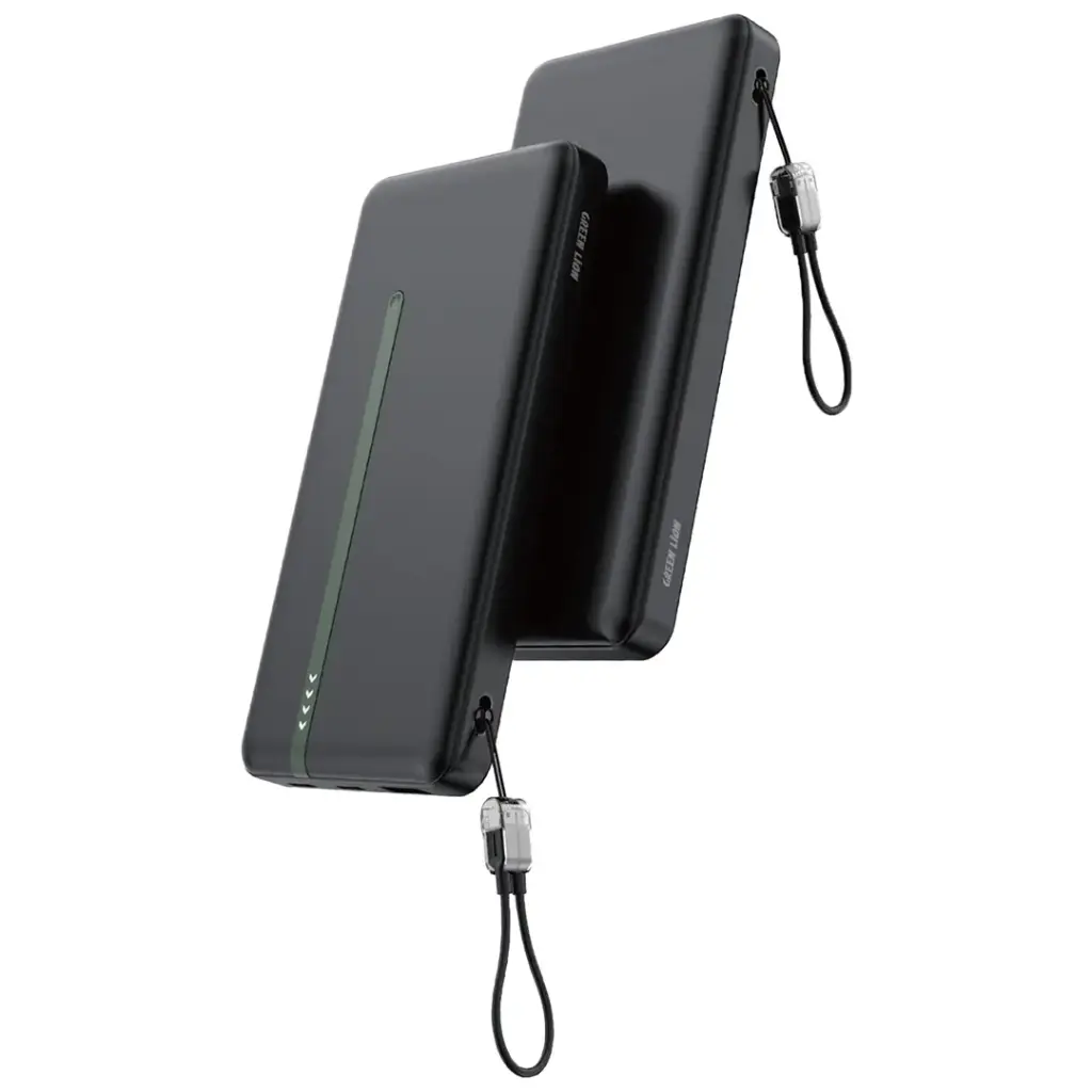 Green Lion Boston 10000 | 20000mAh Power Bank PD 20W - Black - Image 1