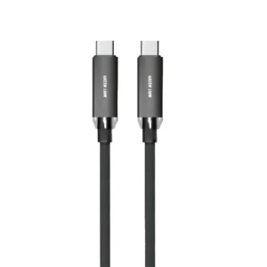 Green Lion Braided Type-C to Type-C Cable 240W 1 mtr - Black