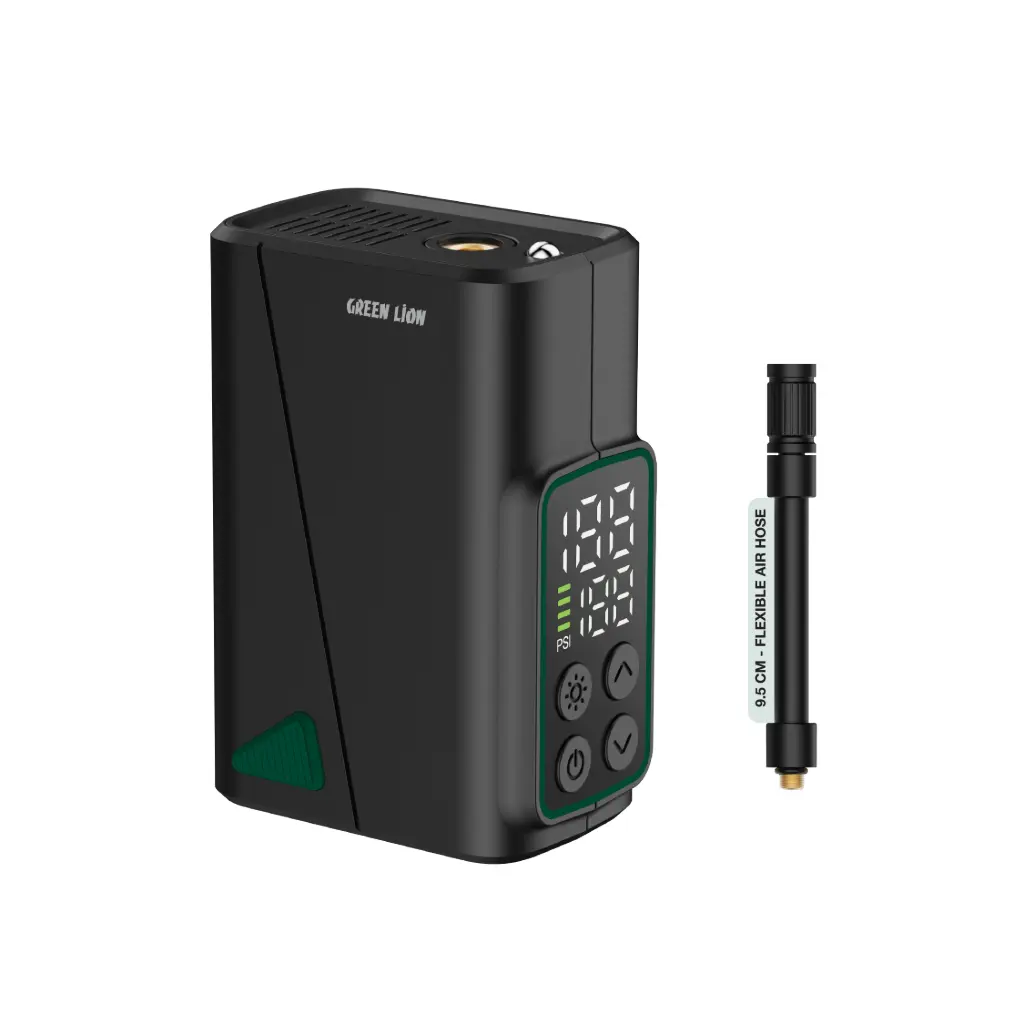 Green Lion GL-A5 Tire Inflator 150 PSI - Black - Image 1
