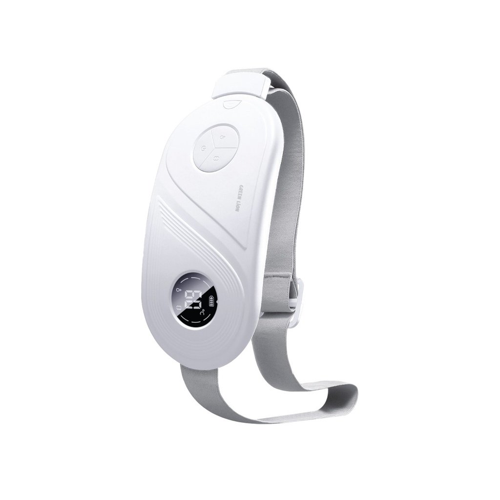 Green Lion Menstrual Heating Massager - White - Image 1