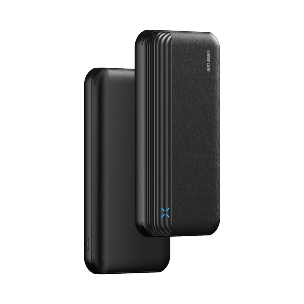 Green Lion Milos 10000mAh Powerbank - Black - Image 1