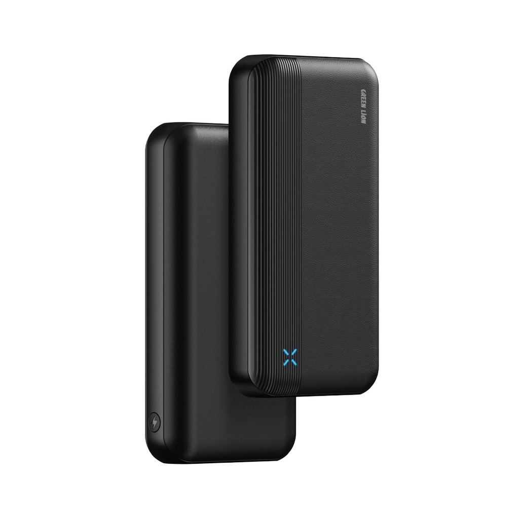 Green Lion Milos 20000mAh Powerbank - Black - Image 1