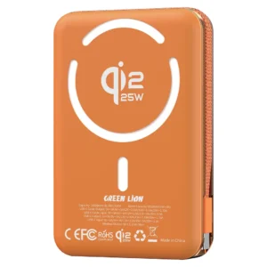 Green Lion Wellington 10000mAh Power Bank - Orange