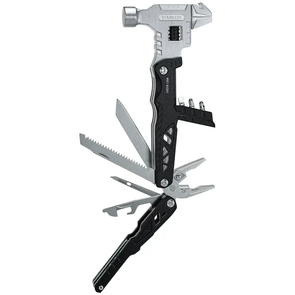 Green Lion 18-In-1 Multi-Tool Hammer - Black - Image 2