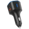 Green Lion FM Transmitter Dual-Port Car Charger - Black - Thumbnail Image 1