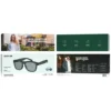 Green Lion Shade Mate Smart Glasses - Black - Thumbnail Image 2