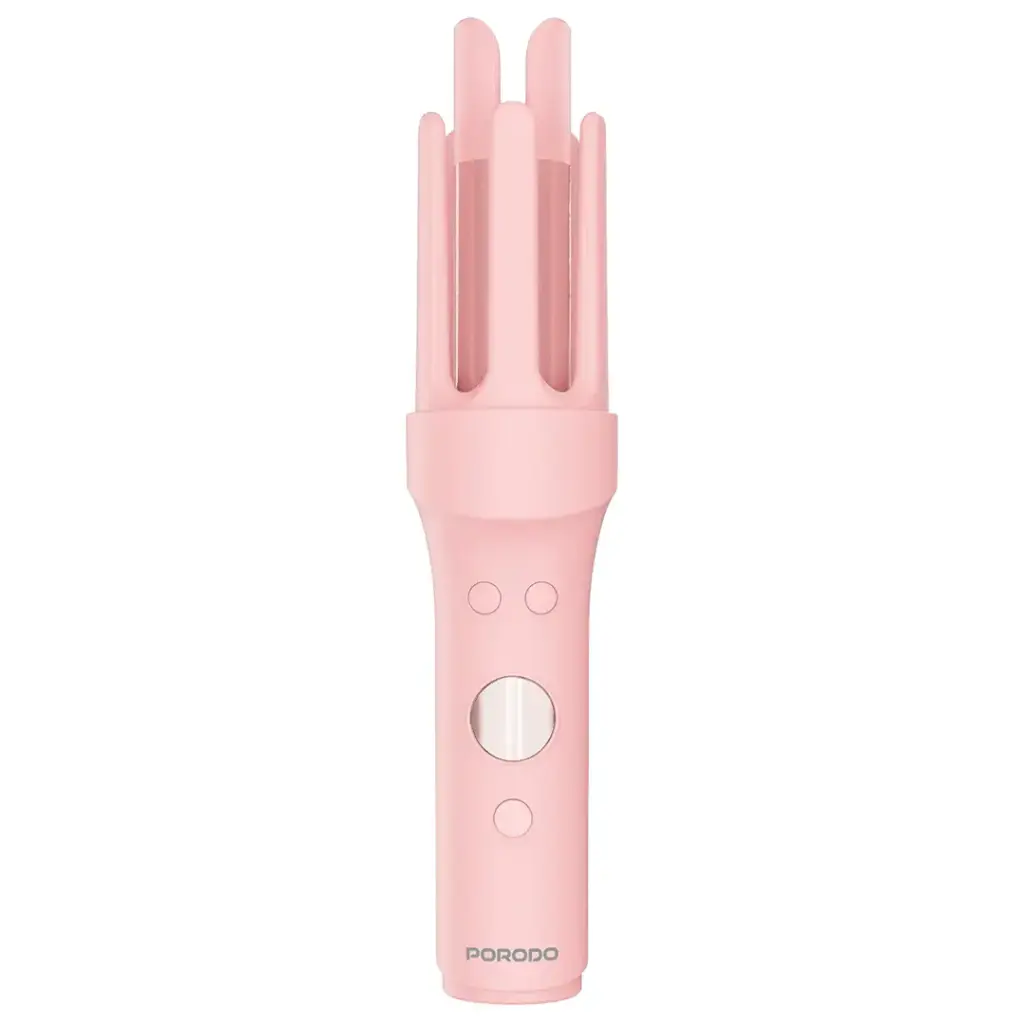 Porodo Lifestyle Ceramic Curling Iron - Pink - Image 1