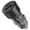 ACEFAST Fast Charge Car Charger B12 60W (1xUSB-C + 1xUSB-A) - Thumbnail Image 1