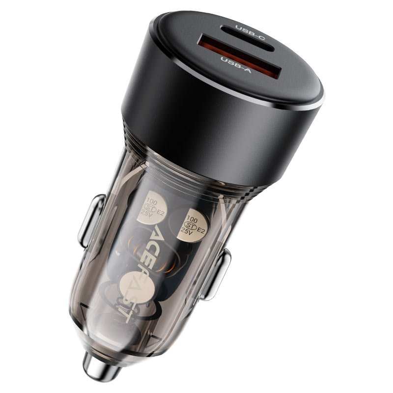 ACEFAST Fast Charge Car Charger B12 60W (1xUSB-C + 1xUSB-A) - Image 2