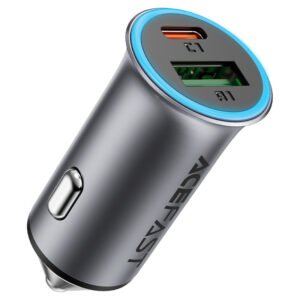 ACEFAST Fast Charge Car Charger B16 95W (1xUSB-C + 1xUSB-A)