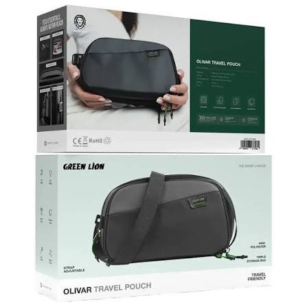Green Lion Olivar Travel Pouch - Black - Image 2